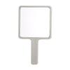 Compact Square Makeup Mirror with Printed Logo - HD Handheld Mini Mirror with Handle