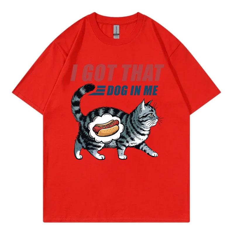 Ich habe diesen Hund in mir Costco Grafik T-Shirt Lustig Kirkland Hot Dog Meme T-Shirt Unisex Unisexs Vintage Stil Kurzarm T-Shirt