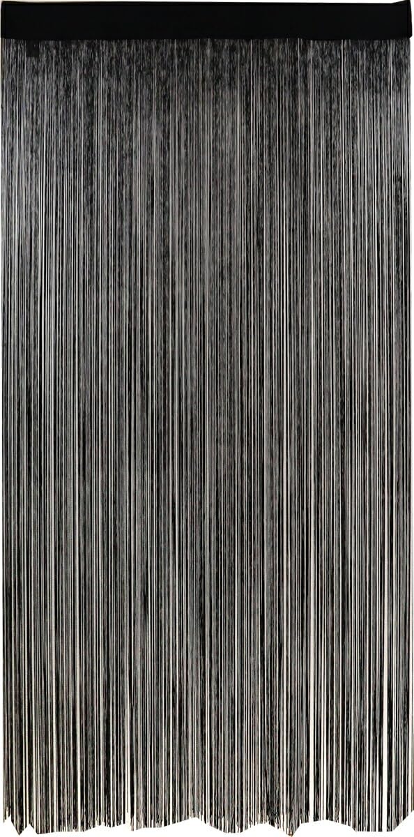 

Noren Kobo String String for Hair and 90cm Wide x 170cm Product Number 21566 Curtain, Screen, Salons, Bars, Salons, Black, Long, чёрный