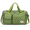 Travel bag, large capacity, polka dot design, fashionable sports and fitness bag, with separate compartments for wet and dry items, yoga training