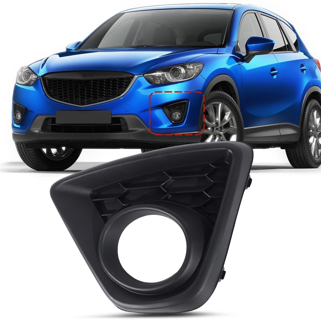 Front Bumper Fog Lamp Frame For Mazda CX-5 2013 2014 2015 Fog Light Cover Grille Car Accessories KD53-50-C21 MA1039112