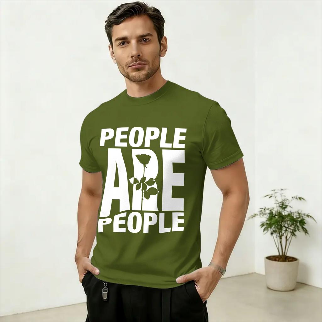 Unisexs TShirt People Are People Novelty Cotton Tees Short Sleeve T Shirt Round Neck Clothes Gift Idea