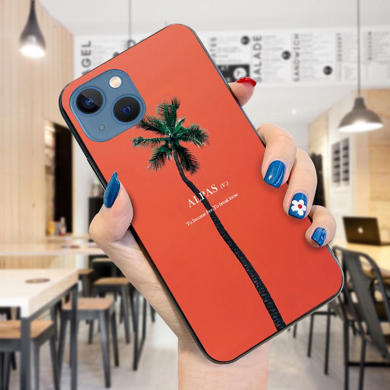 

Силиконовый чехол из ТПУ с милым рисунком кокосовой пальмы для iPhone 14 13 12 11 Pro Max 7 8 6 6s SE Samsung Galaxy S23 S22 Ultra S21 A53 M30 A21s, чехол для телефона iPhone 12 Pro Max
