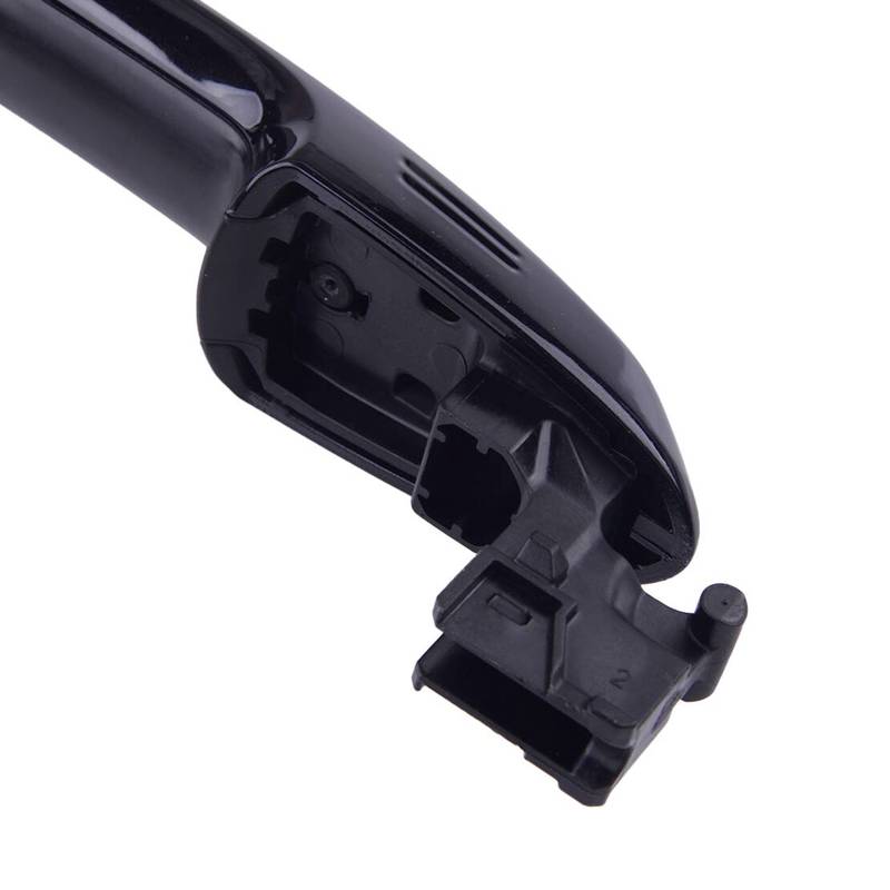 2Pcs Rear Left or Right Exterior Outside Door Handle Fit for Toyota Rav4 2017 2018    Black Plastic