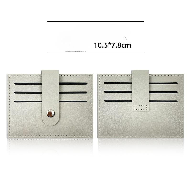 Fashion Leather Ultra-thin Card Holder Bank Credit ID Cards Cover Pouch Case Wallet Organizer Thin Business Bank Card Package
