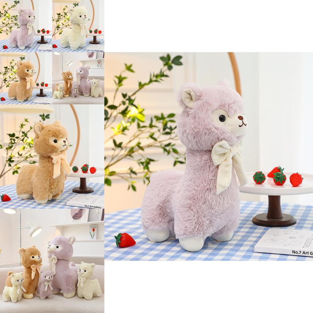 Disney Alpaca Plush Toy With Pp Cotton Filling For Girls Bedroom Decor