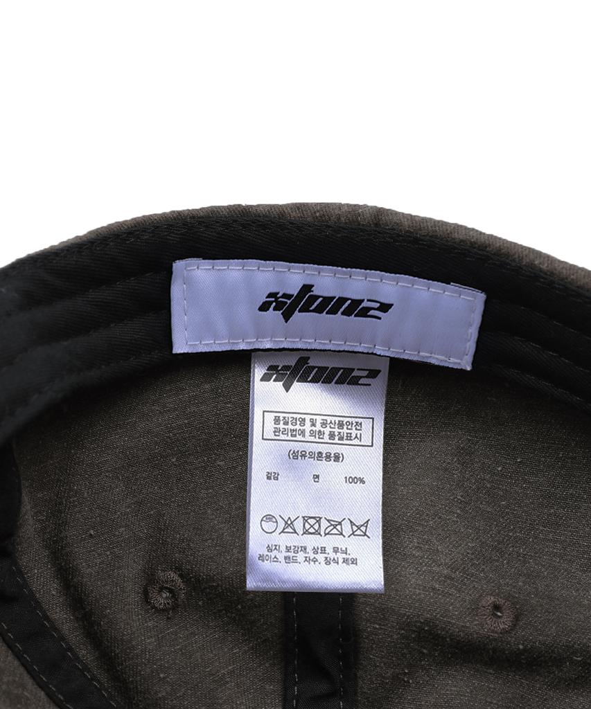 XTONZ Xta088 Endless Slogan Cotton Ball Cap (Brown)
