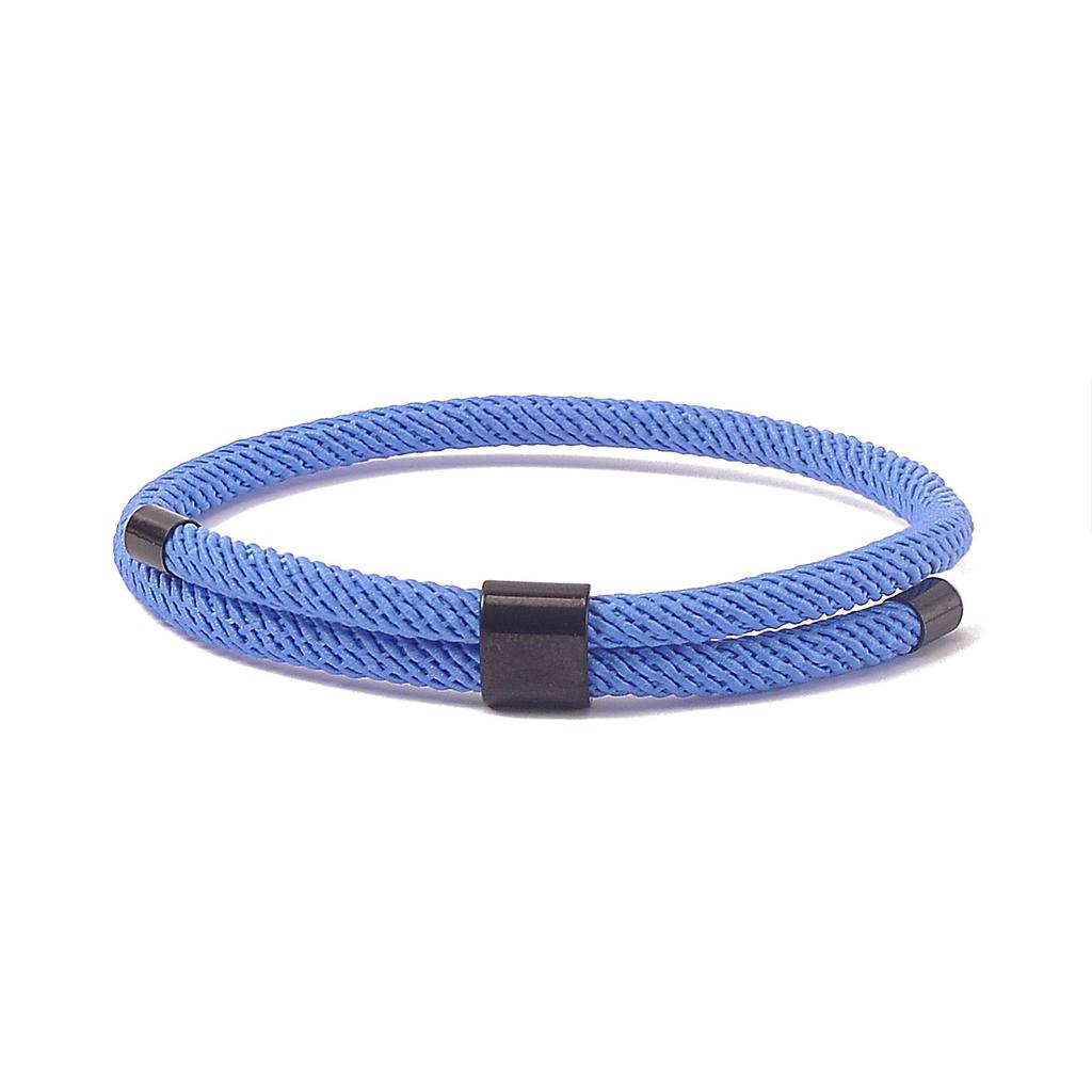 Pulsera de Diseño Minimalista de Venta Caliente Pulsera de Cuerda Milano Colorida Hebilla de Acero Inoxidable Pulseras Ajustables de Cuerda Roja Regalo