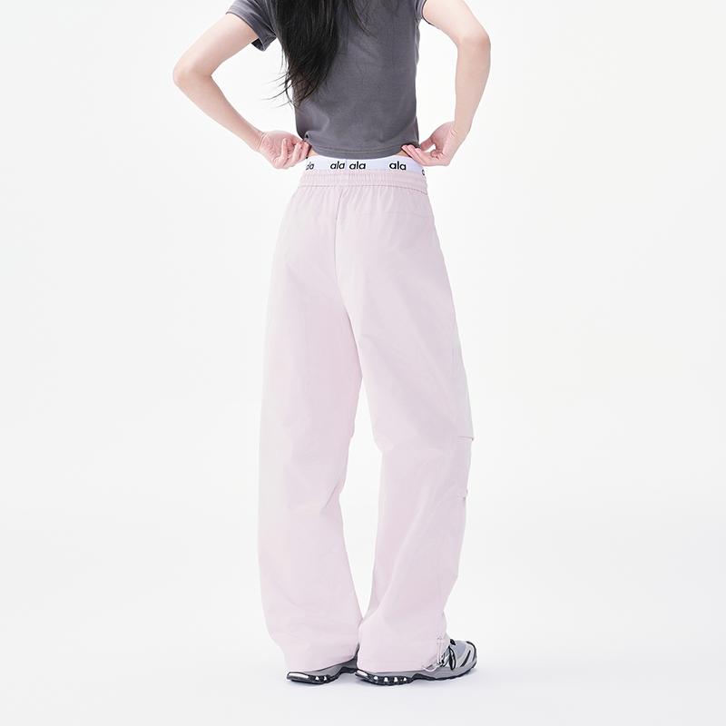 Pantaloni de damă, Pantaloni de lucru americani cu croială dreaptă, Pantaloni largi de parașutist, Pantaloni casual funcționali în stil Hong Kong