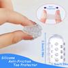 30/60pcs Silicone Finger and Toe Protector, Breathable Waterproof Foam Pad, Suitable For Nail Care, Sports, Outdoor Activities