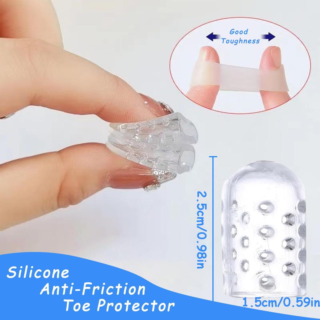 30/60pcs Silicone Finger and Toe Protector, Breathable Waterproof Foam Pad, Suitable For Nail Care, Sports, Outdoor Activities