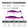 BEARKING New Arrival 50mm 60mm Soft Bait Fishing Lure Artificial Bait Silicone Worm Shad Needfish Saltwater Bass Crappie Grub