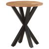 Side Table 48 X 48 X 56 Cm Solid Acacia Wood