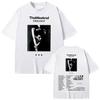 Rapper The Weeknd Merchandising de Álbum Camiseta Moda Hip Hop Vintage Camisetas de Manga Corta Algodón de Alta Calidad Camiseta Oversize