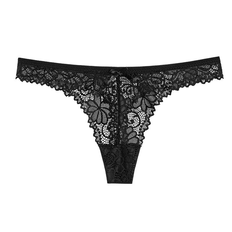 Women's Lace Panties Mesh G-string Female Underpant Waist Female Underwear Lingerie Sexy Hollow Out Low Thong