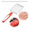 Luncheon Meat Slicer/Spam Cutter for Canned Meat, Cheese, Sushi, Ham, Boiled Eggs, Tomatoes, Peeled Pitaya, and More (Orange)