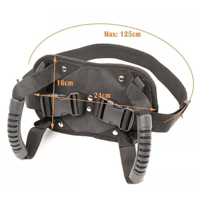 Harnais de maintien passager - XGP HC2 - Universel - Noir - Rembourrage respirant