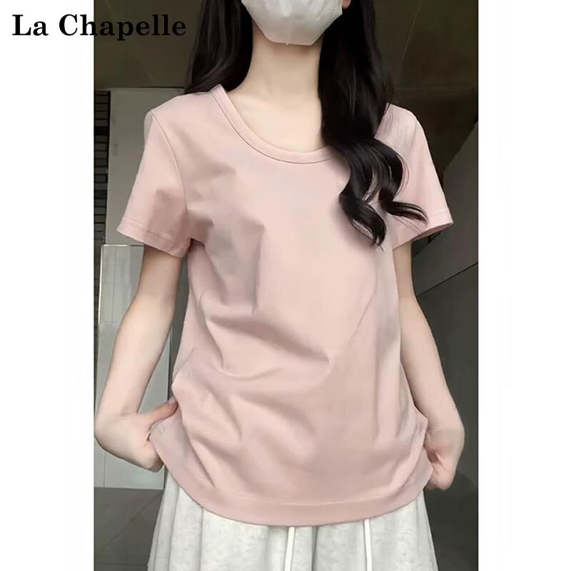 

La Chapelle Women s U-Neck Loose Short Sleeve T-Shirt L