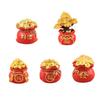 Resin Money Tree Statue Money Tree Figurines Sculptures Fengshui Ornament for Attraction Wealth Good Luck New Years Gift
