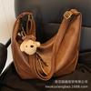 Bag Light Luxury Niche High-end Messenger Bag Women's Bag 2025 New Fashion Autumn and Winter Retro Shoulder Bag Dumpling Bag