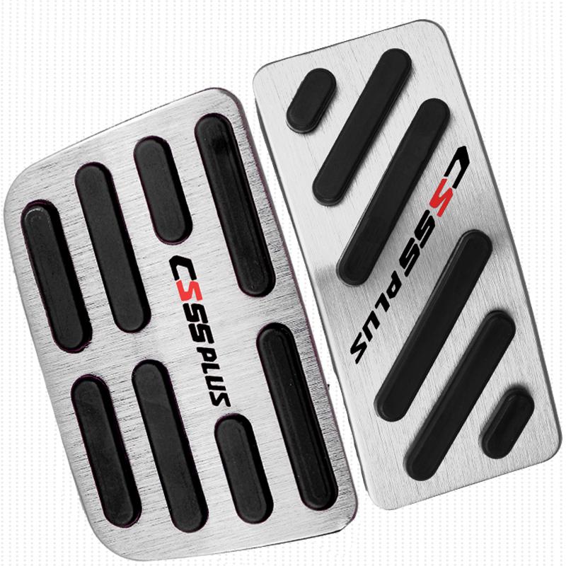

Car Gas Fuel Brake Pedal Accelerator Cover Pad Case Steel Rest Frame Accessories For Changan CS55 Plus II MK2 2026 2026 2026 срібний