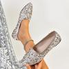 Fashion Women Flats Sequined Shallow Mouth Wear-Resistant Shoes Women 2025 New Spring Fashion Loafers Comfortable Casual Sneakers Women