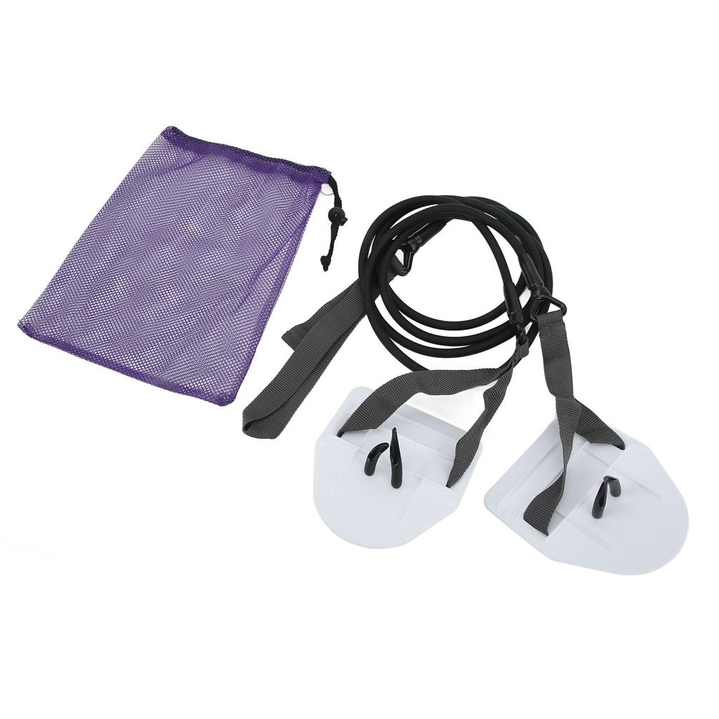 Swimming Arm Strength Resistance Exercise Bands White Elastic Tension Rope for Swimming Training