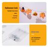 LED Maple Leaf Pumpkin Lantern Halloween Decorations for Window, Bar, Party Scene, and Atmosphere Lighting