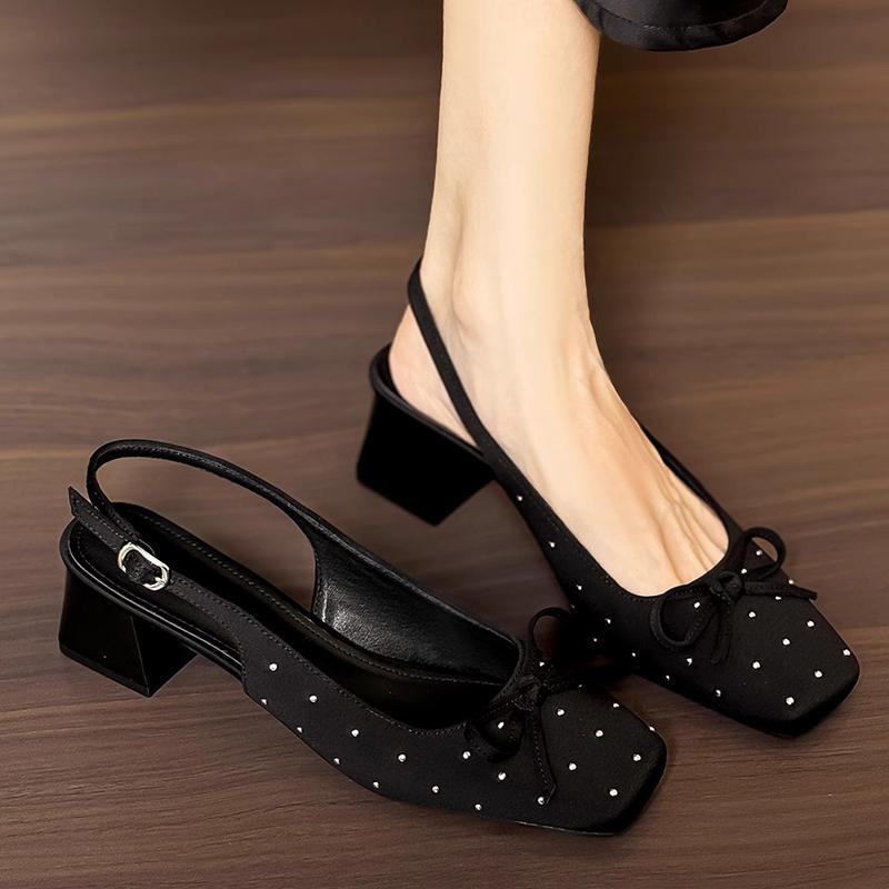 Fashion High Heels Women's Sandals 2025 New Fashion Shoes Elegant Dress Woman Chunky Slippers Designer Pumps Luxury Sandalias De Mujer