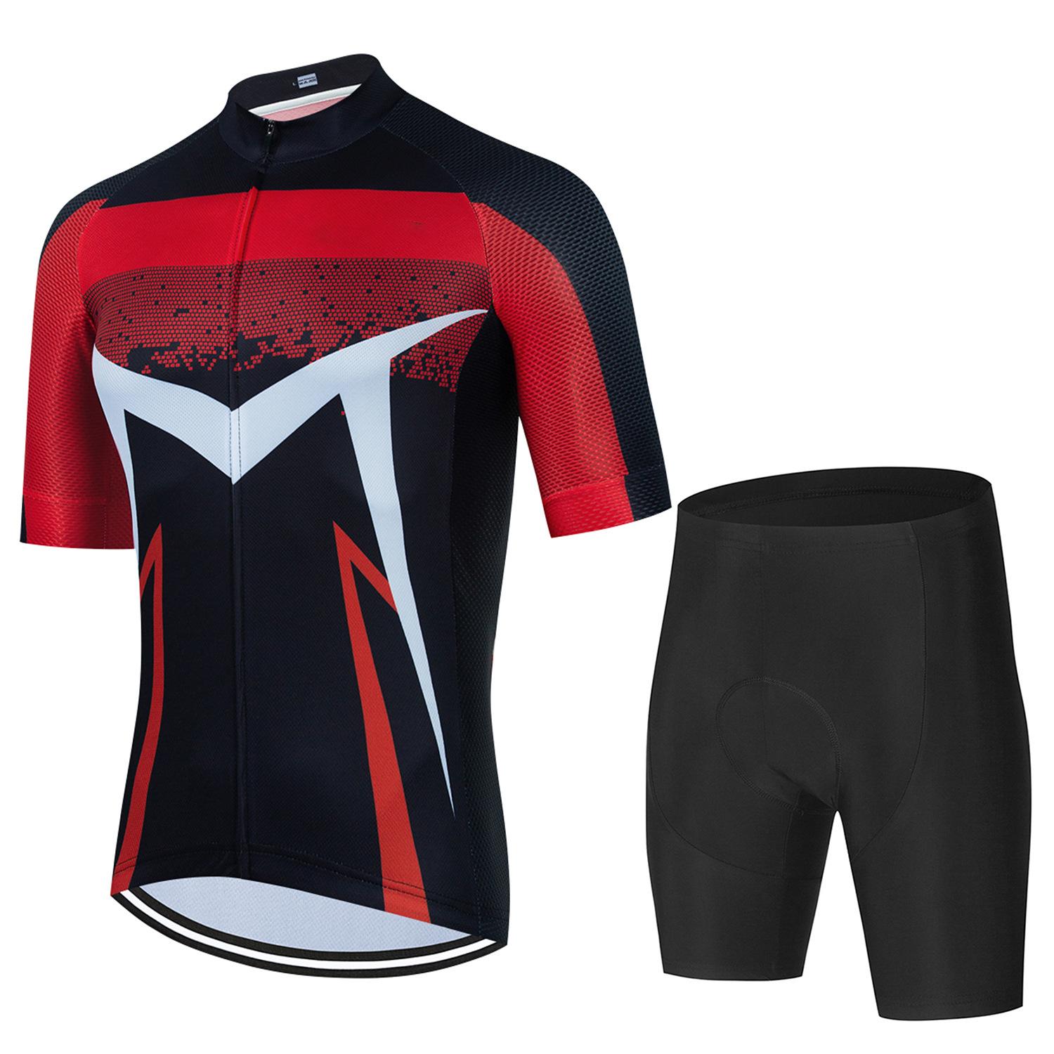 

Cycling Suit Summer Short-sleeved New Quick-drying Breathable Men s Mountain Road Bike Short-sleeved Cycling Suit 2026 3XL