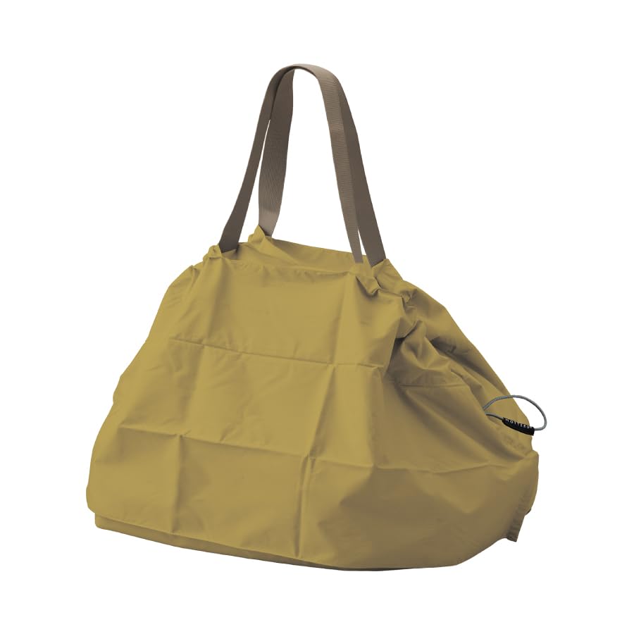 MOTTERU Patterned Cooler Shopping Basket Bag Insulated Tote Shopping Eco Compact Tote Day Gift Bag, Bag, Bag, Bag, Mother's (Yellow (Mustard))