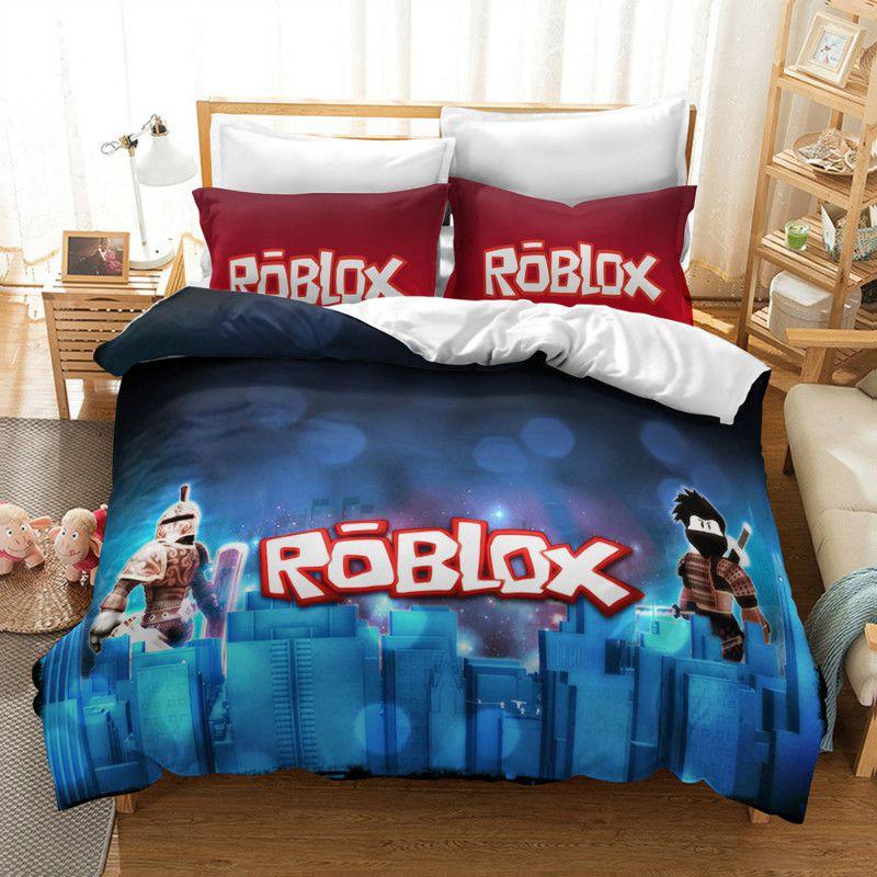 3d Printed Game Roblox Bedding Set Quilt Cover Pillow Shame Us Uk King Queen