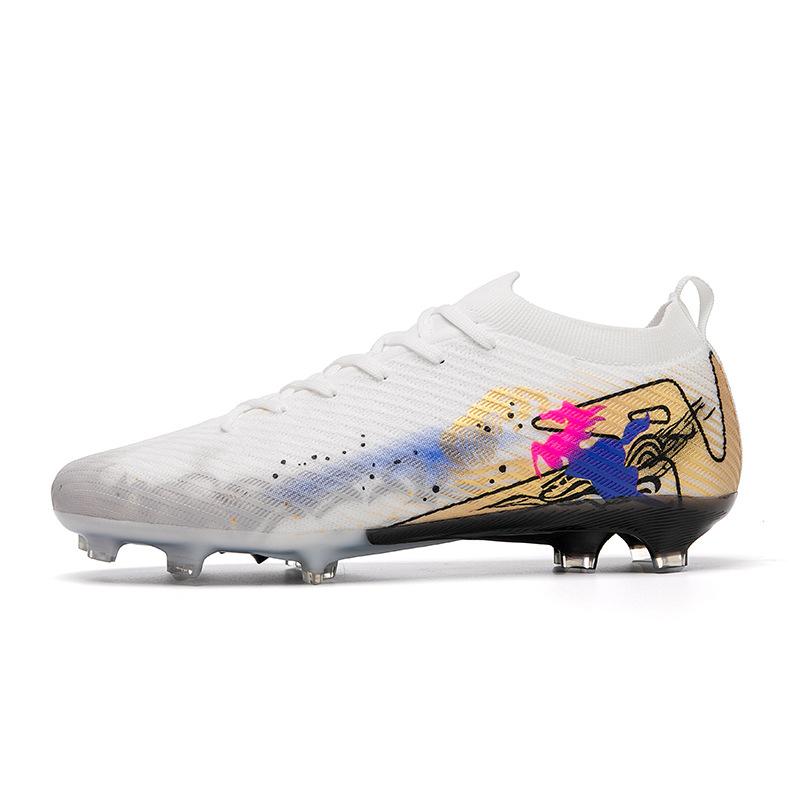 Men'S And Women'S Long-Nail Football Shoes Training Shoes Competition Youth Lace-Up Soccer Shoes