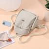 Minimalist Backpack For Women Large Capacity Nylon Adjustable Straps Hidden Anti-Theft Pocket Crossbody Bag For Daily Use