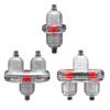 Fish Tank Oxygen Pump Accessories: Regulating Valve, Anti-Detachment Check Valve, Backflow Preventer, Straight Splitter.