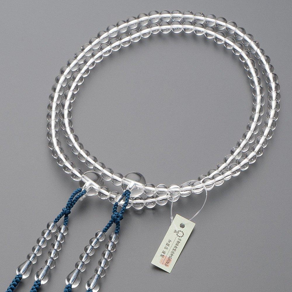 Buddhist Altar Shop Takita Shoten Prayer Beads Shingon Buddhism Formal Prayer Beads Genuine Crystal Silk Flower Bonten Tassel Kyoto Prayer Full Strand