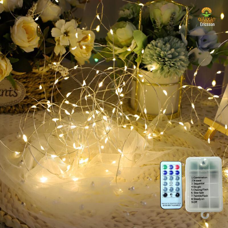 Remote Control LED Copper Wire Fairy Lights
