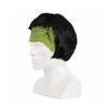 Halloween-halvmaske for voksne med hår, latex-skapning panne-hodeplagg for Cosplay, scene og festkvelder