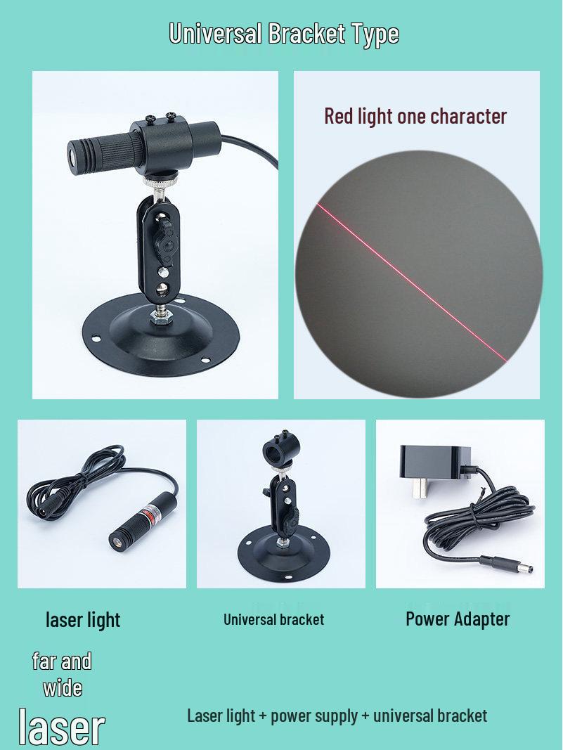

Adjustable Laser Module: Red/Green Light, Cross/Line Marker for Cutting Bed