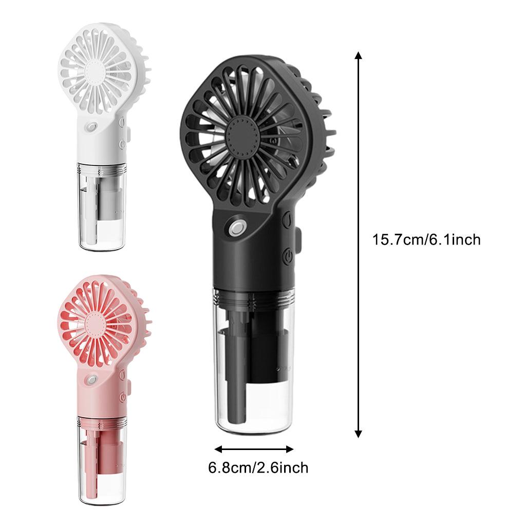 Handheld Mini Air Conditioner Fan Portable Silent Humidifying Fan For Dry Skin Fan With Humidifier