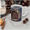 Ceramic 3D Library Book Mug Shelf Mug Creative Space Design Multi-Purpose Mug Coffee Cup Study Milk Cup Friends Birthday Gift