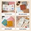 Stylish Cartoon Stamp Mini Notebook: Cute, High-Value, Simple Square Pocket Journal