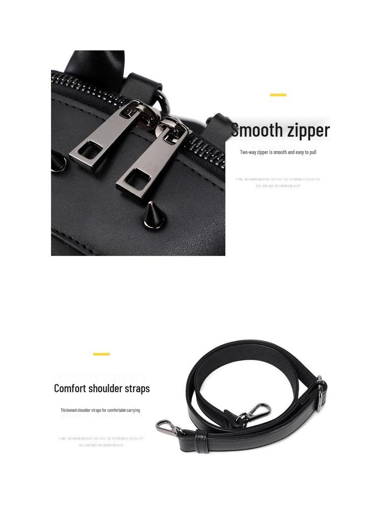 Punk Style Rivet Backpack with Prajna Mask Design for Men & Women