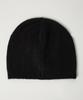 Seteo S Logo Brushed Beanie Black