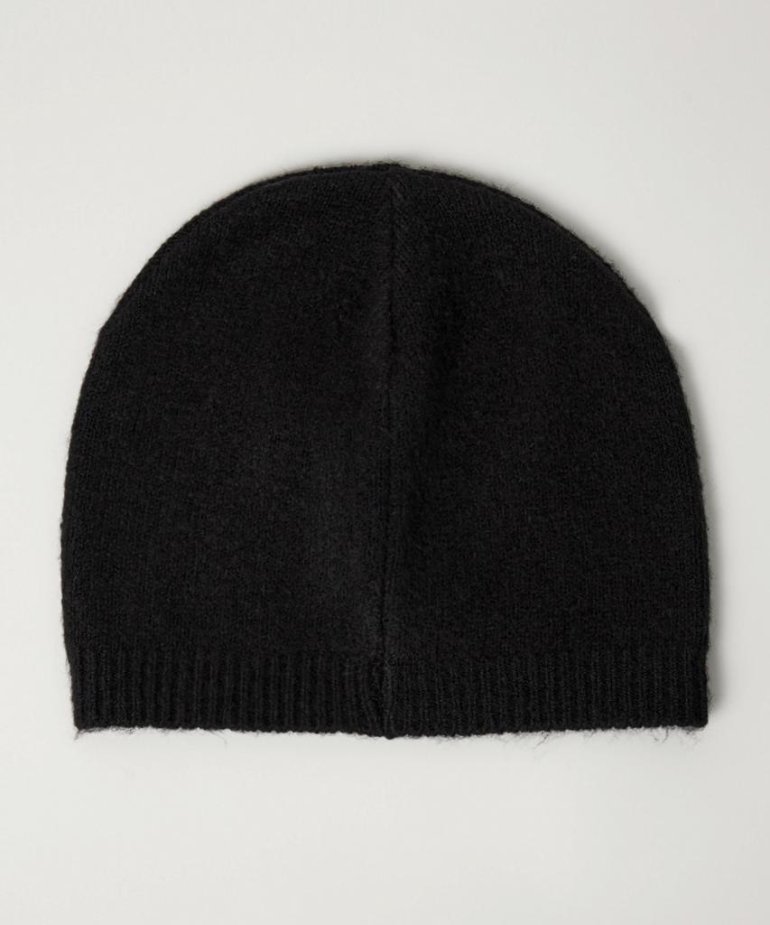 Seteo S Logo Brushed Beanie Black