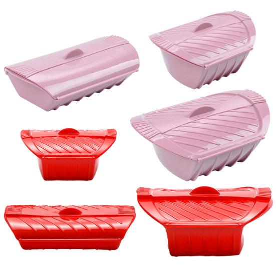 Microwave Steamer Multifunctional Food Grade Cold Heat Resistant Intimate Handle Easy Clean Steam Rack
