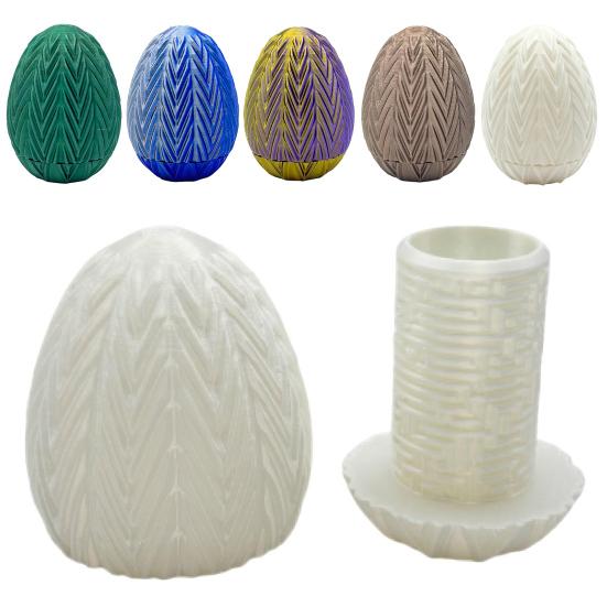 Eiförmige Labyrinth-Geschenkbox Stressabbau Pädagogisches 3D-gedrucktes Labyrinth-Ei mit Geheimfach Geld Bargeld Puzzlebox Geburtstage Ostergeschenk