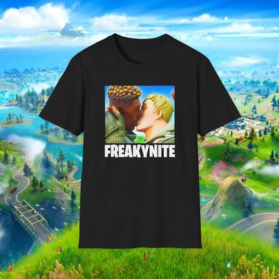 Lustiges Meme T-Shirt Freakynite Parodie Brainrot Witz T-Shirt Geschenk Softstyle Humor Sarkastisches Top Sommer Baumwolle Männer Frauen Streetwear Y2k