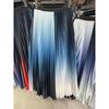 Solid Color Elastic Waist Bag Hip Skirt Pure Color Elastic Waist