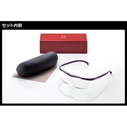 Hazuki Loupe Large 1.85x Clear Lens Black